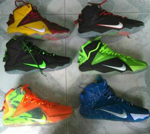 Botin Nike Lebron 12 Hombre 6 Colores