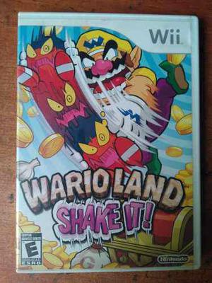 Juego Nintendo Wii Wario Land Shake It Original