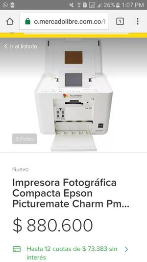 Impresora Fotografica Epson Pm 225