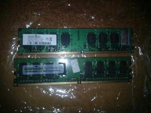 Memorias ram ddr2 1GB de 667 mhz y 800 mhz