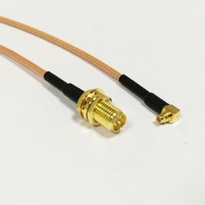 Pigtail RF RP SMA Hembra MMCX Angulo Recto Macho RG316 Cable