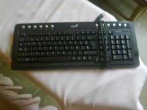 teclado genius nuevo, puerto usb con teclas de función