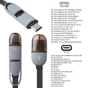 CABLE USB MICRO USB TIPO C 3.1 COLOR BLANCO NUEVO - Tunja