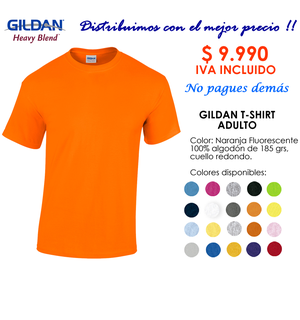 Camisetas sencillas Tshirt Gildan