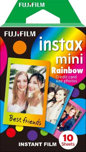 Film Pack Para Instax Mini Rainbow (10 Fotos X Caja)