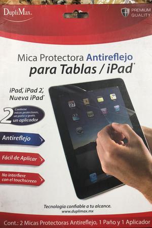 Pelicula Protectora de iPad Antireflejo