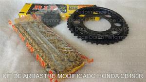 Kit De Arrastre Honda Cb190r Piñones 43 14 Cadena Did