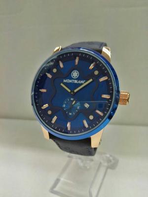 Reloj Montblanc Azul Dorado Estrella