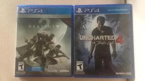 Juegos Playstation 4 Destiny 2 Y Unchart