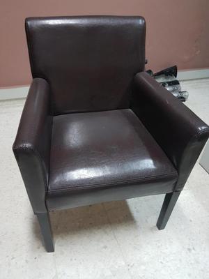 sillón vintage en cuero