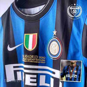 Camiseta Inter De Milan  Retro Champions Cordoba Zanetti