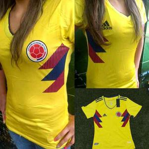Camiseta Selección Colombia Para Mujer