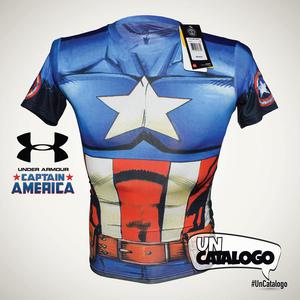 Camisas de compresión Under Armour superhéroes