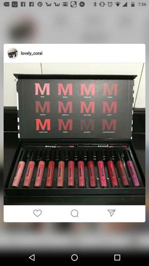 Kit 12 Labiales Morphe Mate