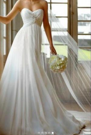 Vestido de novia ajustable