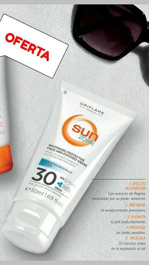 Protector Solar Aclarador para Rostro