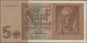 Alemania 5 Reichsmark 1 Ago  P186b
