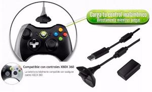 Control Xbox 360 Inalambrico + Carga Y Juega Envio Gratis