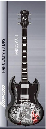 Guitarra Electrica Vorson Sg Vnsg-03 Con Diseño