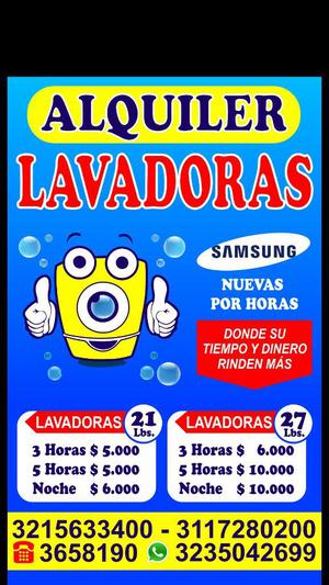 Alquiler de Lavadoras Samsung...