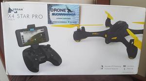 DRONE HUBSAN X4 STAR PRO H507A CON CONTROL Y FPV EN TIEMPO