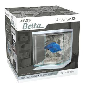Kit Acuario para Betta, Marina Betta Skull Kit