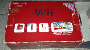 Nintendo Wii Rojo En Excelente Estado!!!