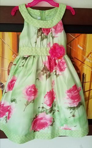 Vestido Elegante para Niña Talla 5 Marca Americana