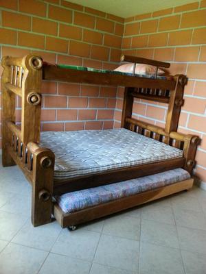 Camarote en Madera con Base Cama