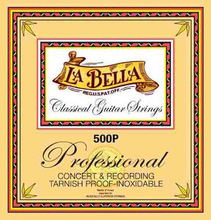Encordado La Bella 500p Profesional Guitarra Clasica Nylon