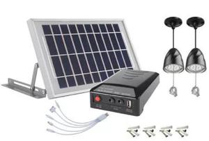 Micro Kit Solar: 2 Lamparas Led Y 1 Usb - Medellín