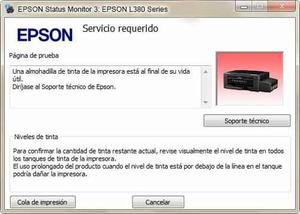 Reset Epson L380 Solución Error Almohadillas Servicio