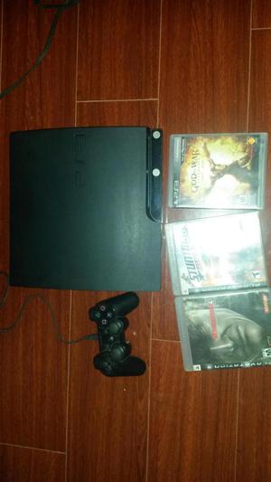 se vende play station 3 1 control original 3 juegos buen