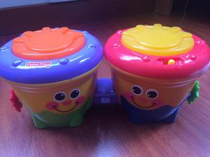 Tambor Fisher Price de segunda con canciones