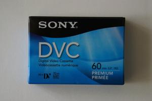 Cassette Mini DVC SONY. 60 min Video Digital.