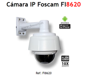 Domo Camara Foscam Fi Ip Resistente A La Intemperie Zoom