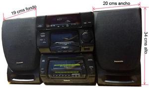 Equipo de sonido Panasonic SACH64M, para61 CD'S, con