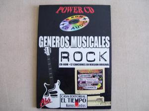 GÉNEROS MUSICALES ROCK CD con 12 Canciones en versión