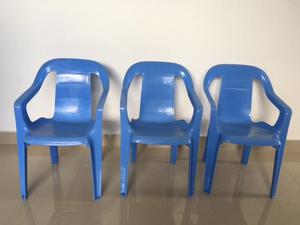 3 sillas vanyplas para niño excelente estado $