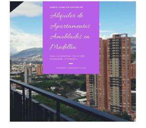 Arriendo de Apartamento Temporal en Medellín Cód:4882 *