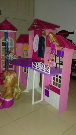 Casa Barbie 3 Muñecas Barbie Grande