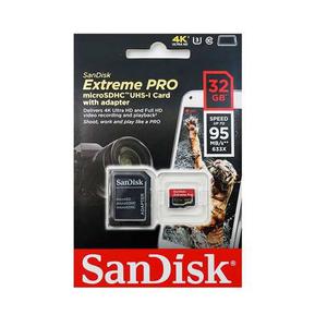 Memoria Micro Sd Sandisk Extreme Pro 32gb + Adaptador Sd