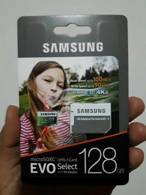 Microsd 128gb Samsung Evo Clase mb/s