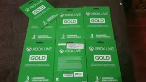 Membresia Xbox Live Gold 3 Meses - Tunja