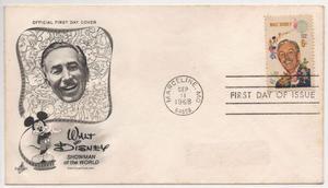 Walt Disney Sobre De Primer Día 