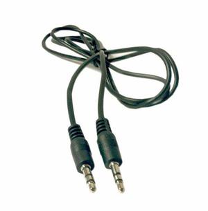 Cable Auxiliar Audio Plug 3.5mm 1x1 1.5mt Negro