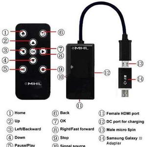 Para Samsung Galaxy S3 S4 Note 2 3 8.0 Mhl A Hdmi Adaptador