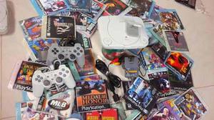 Playstation 1 Slim + Muchos Juegos + 2 Controles + Memory