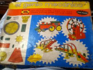 Lote de piezas del GENIO MECANICO.juego famoso en los 70's