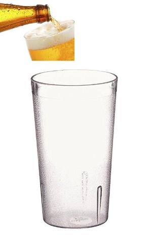 Vaso 12 Oz Plástico Transparente Gaseosa Cerveza